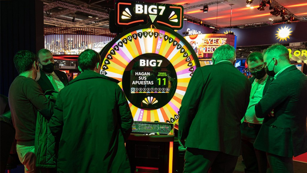 Gran éxito de la nueva ruleta Big7 de MGA Industrial en su presentación en FIJMA22