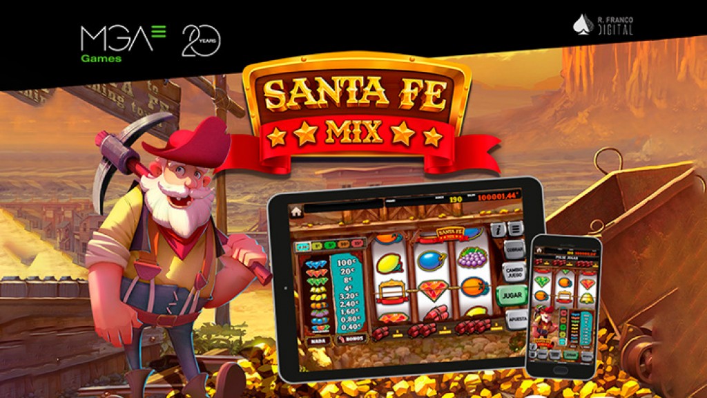 Santa Fe Mix, the legendary land-based slot game machine, arrives to online casinos in Spain, with MGA Games and R Franco