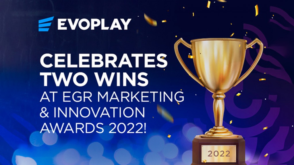 Evoplay obtuvo dos victorias en los premios EGR Marketing & Innovation Awards