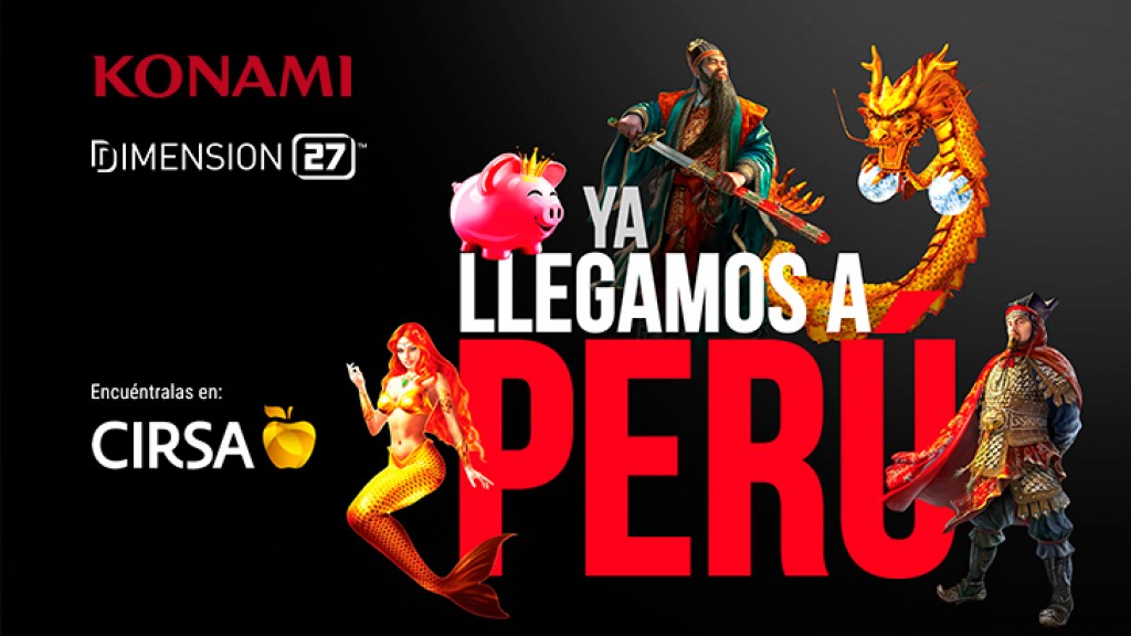 KONAMI instala las primeras máquinas DIMENSION en 4 casinos de CIRSA en Perú