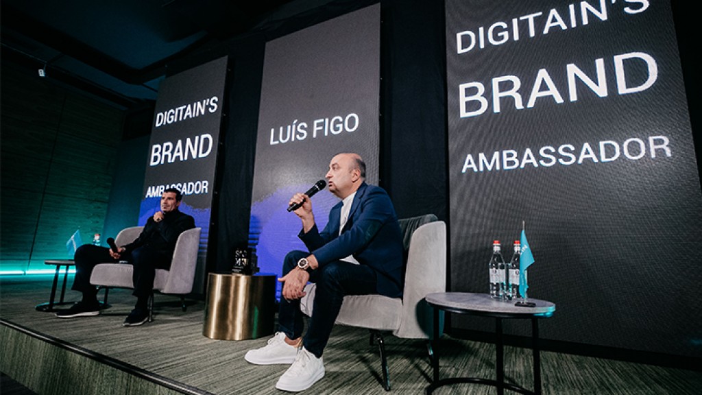 World footballing legend Luís Figo, Digitain’s brand ambassador, visits Armenia headquarters
