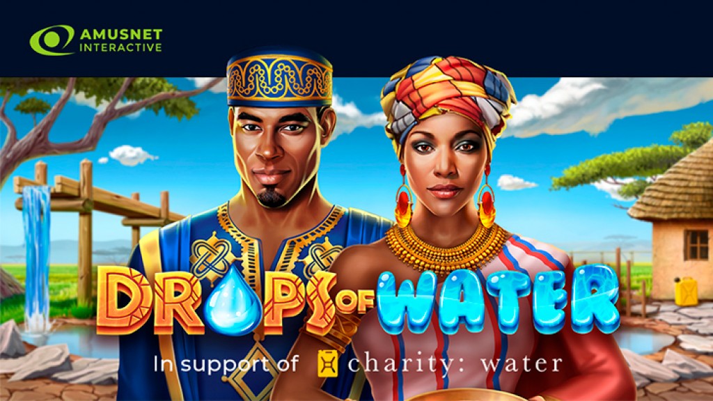 Every drop is precious with Drops of Water, Amusnet Interactive first charity game 