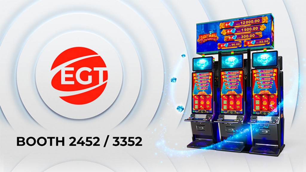 EGT with more innovations on a bigger booth at G2E Las Vegas 2022