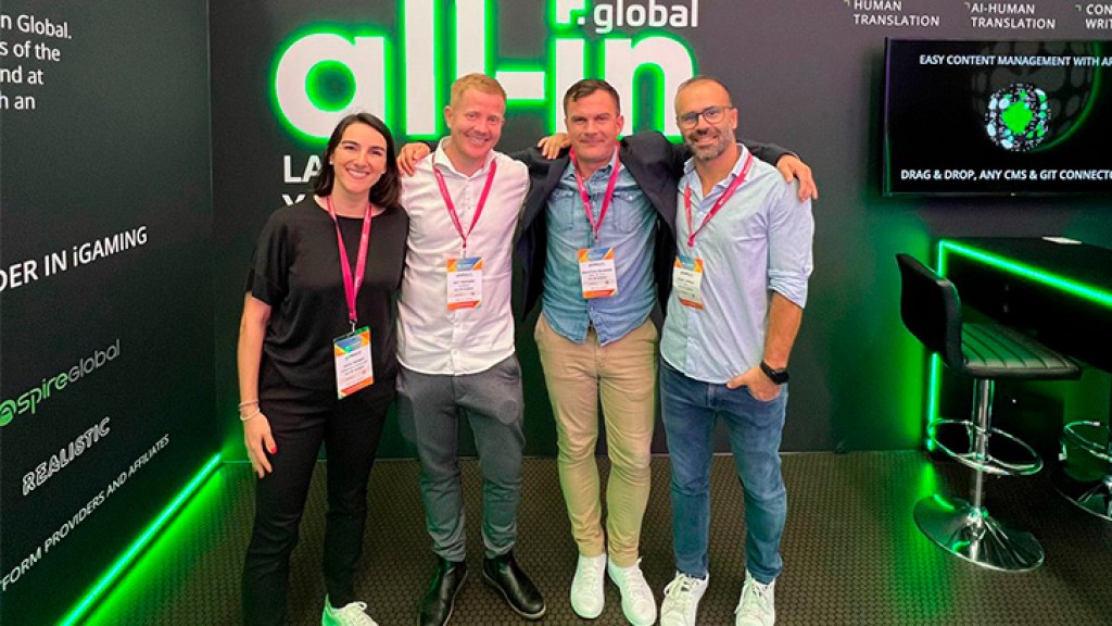 All-in Global hizo su debut en SBC Barcelona