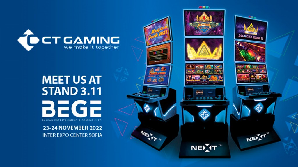 CT Gaming will present its latest product lines at BEGE