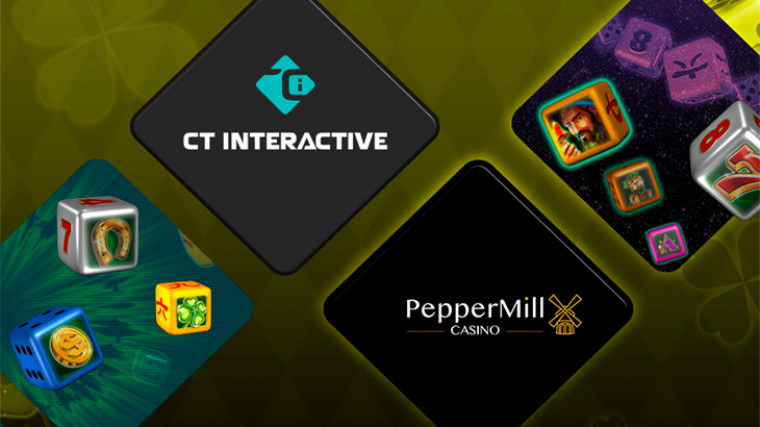 Los juegos de CT Interactive se lanzan con PepperMill Casino