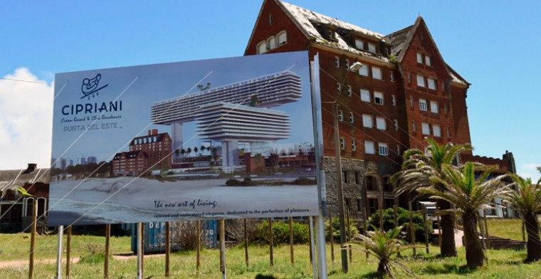 Comenzaron las obras del nuevo hotel casino Cipriani en Uruguay