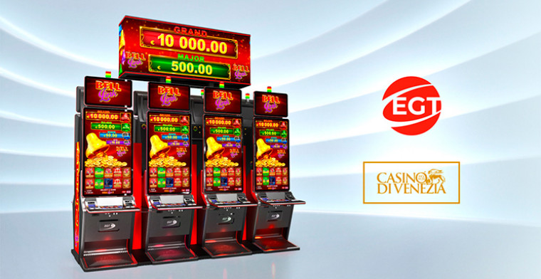 EGT's Bell Link made its Italian debut in Casinò di Venezia Ca`Noghera