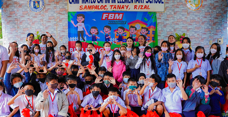 FBM Foundation launches Building a Champion project in Rizal
