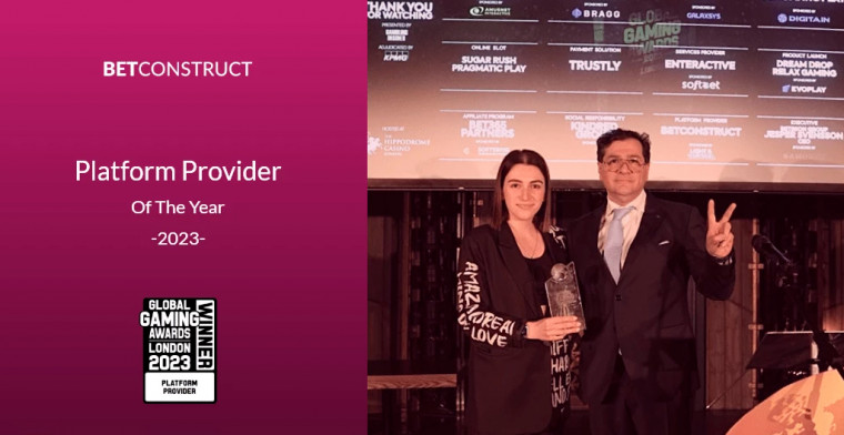 BetConstruct takes home the Platform Provider of the Year award at GGA London 2023