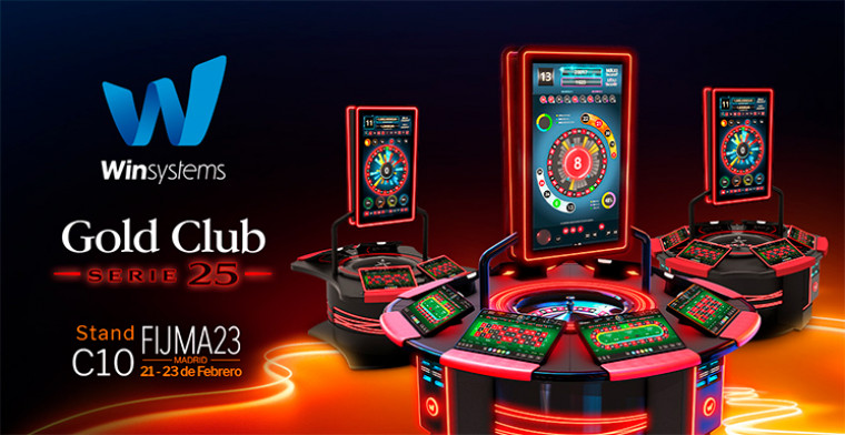 Win Systems extends the exclusive series 25 to its entire range of Gold Club electronic roulettes