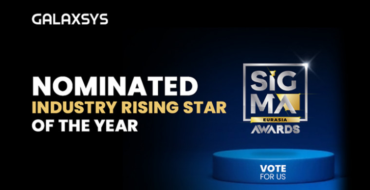 Galaxsys nominated for “Industry Rising Star of the Year”, SiGMA Eurasia Awards