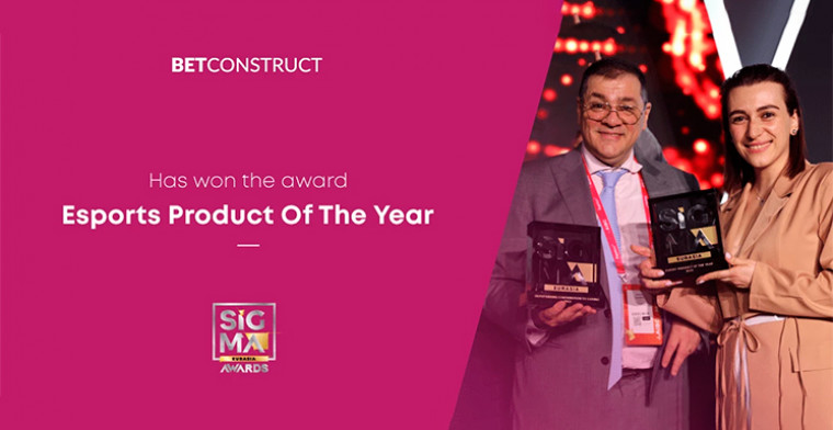 BetConstruct receives the Esports Product of The Year Award at SiGMA Eurasia