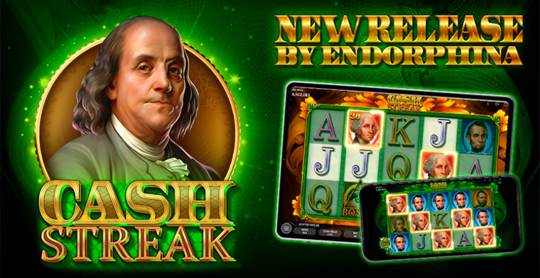 Endorphina lanza su nueva slot Cash Streak