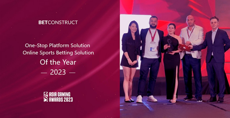 BetConstruct premiada en los Asia Gaming Awards