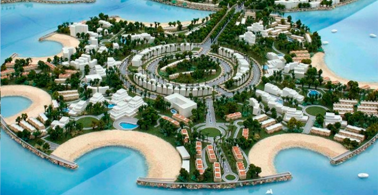 Así es la isla de Al Marjan, donde se construirá uno de los casinos de los Emiratos Árabes