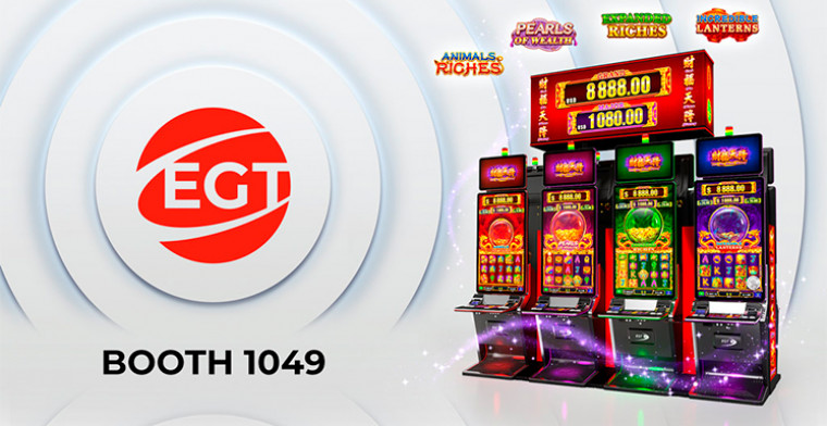 EGT y Reel Games presentarán gabinetes generales y sus nuevos jackpots en Indian Gaming Show 2023