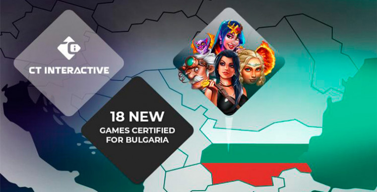 CT Interactive’s 18 new games certified for the Bulgarian market