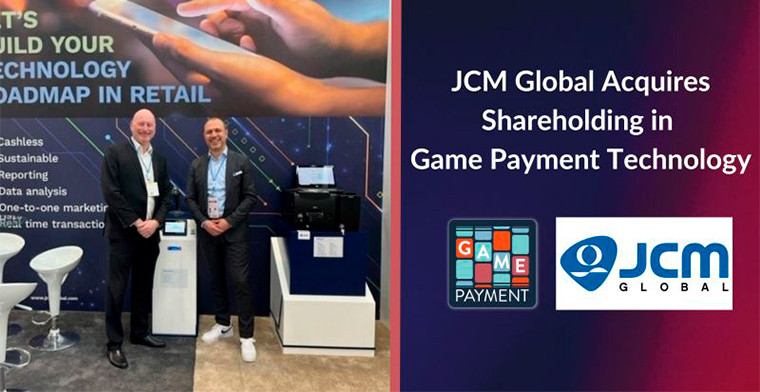 JCM Global adquiere participación accionaria en Game Payment Technology