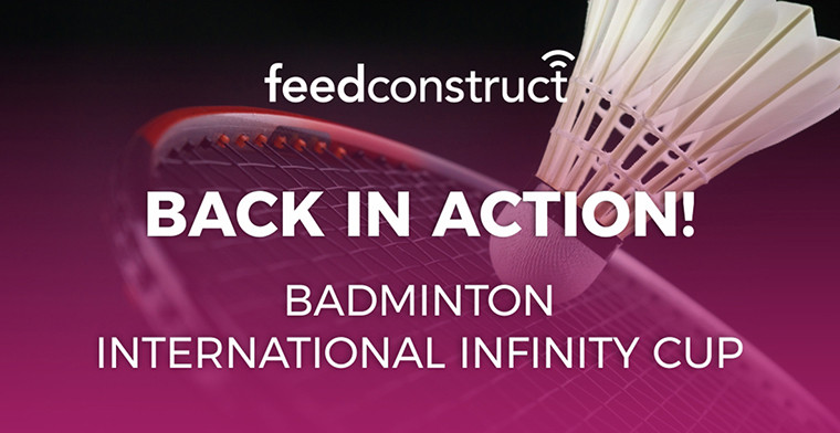 FeedConstruct colabora con el torneo Badminton International Infinity Cup