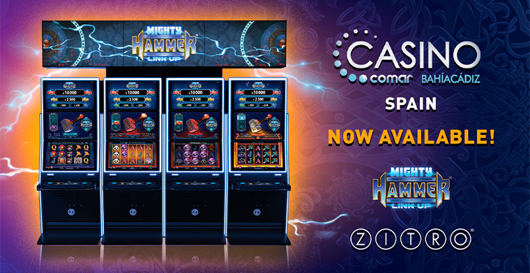 Zitro´s multigame Mighty Hammer is live at Bahía de Cádiz Casino