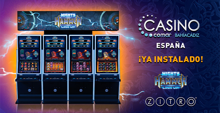 El multijuego Mighty Hammer de Zitro se siente ya en el casino Bahía de Cádiz