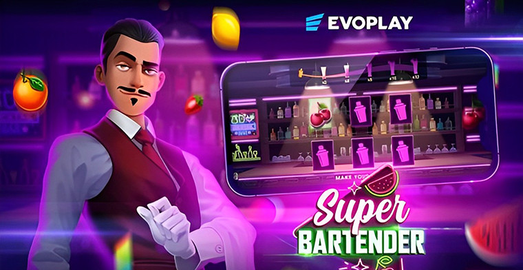 Mix the perfect cocktail in Evoplay’s latest release: Super Bartender