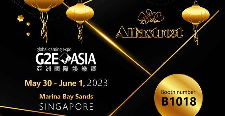 ALFASTREET presenta la solución de juego Verso Single Terminal en la feria G2E Asia Singapore 2023