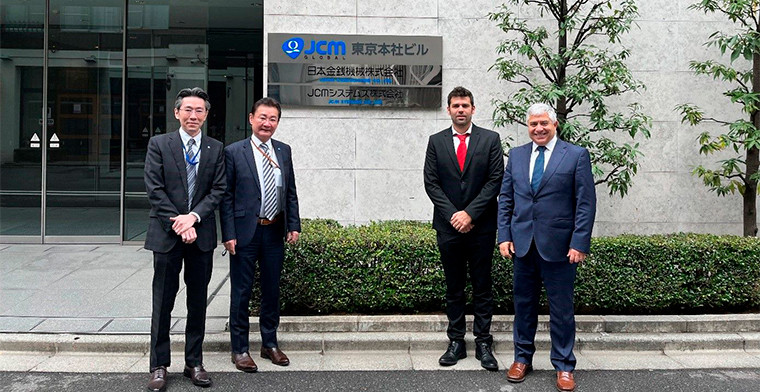Zitro visita la sede de JCM Global en Tokio
