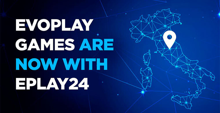 Evoplay expande su presencia en Italia con su acuerdo con E-play24