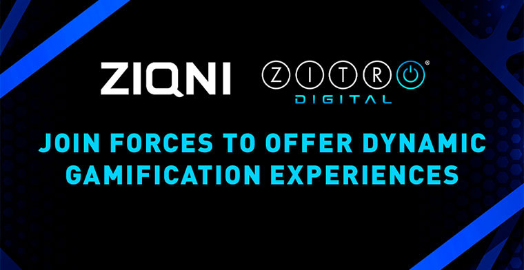 ZIQNI and ZITRO DIGITAL join forces to offer dynamic gamification experiences