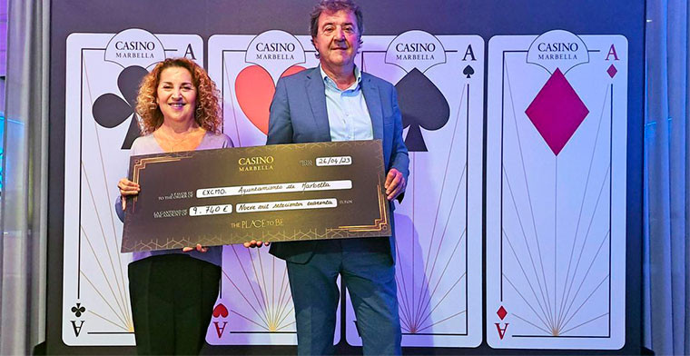 Casino Marbella impulsa proyectos sociales con la donación de sus Fichas Huérfanas