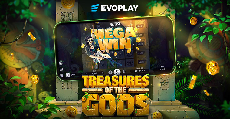 Evoplay presenta un nuevo juego de aventuras: Treasures of the Gods