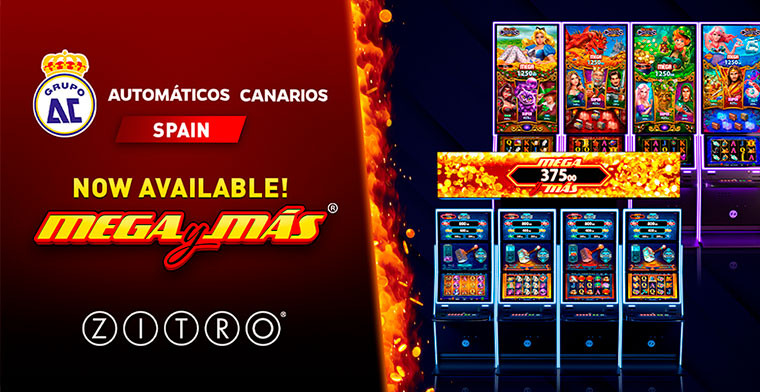 Zitro lleva su sistema de juego Mega y Más a las salas de Automáticos Canarios