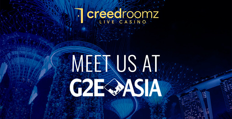 CreedRoomz asistirá a G2E Asia en Singapur