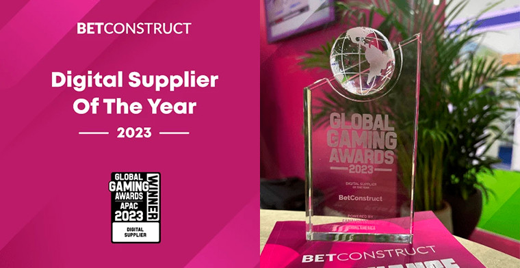 BetConstruct named Digital Supplier of the Year at Global Gaming Awards Asia-Pacific 2023