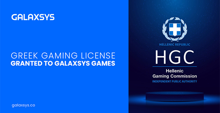 Los juegos de Galaxsys ahora están disponibles bajo la licencia de juego griega