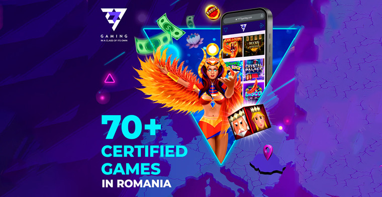7777 Gaming's latest games certified in Romania