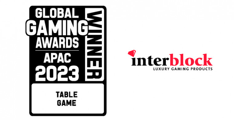 Interblock Gaming awarded Global Gaming at APAC Awards 2023 “Table