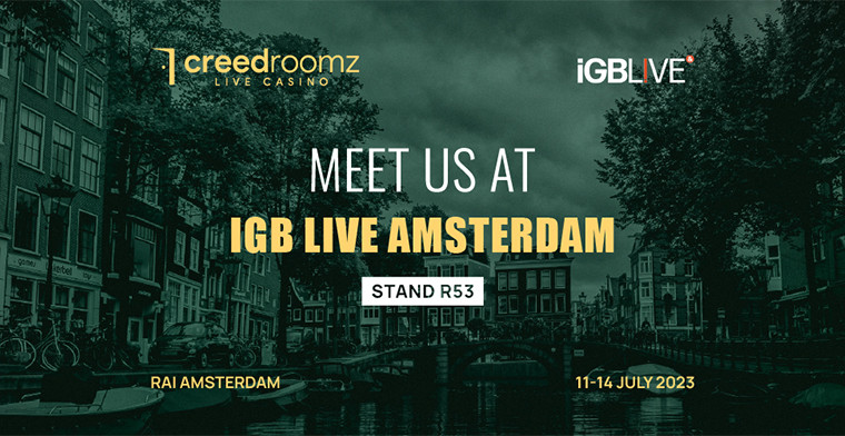 CreedRoomz asistirá a iGB Live Amsterdam