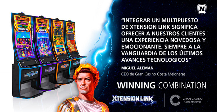 Novomatic’s XTENSION LINK arrives at Gran Casino Costa Meloneras