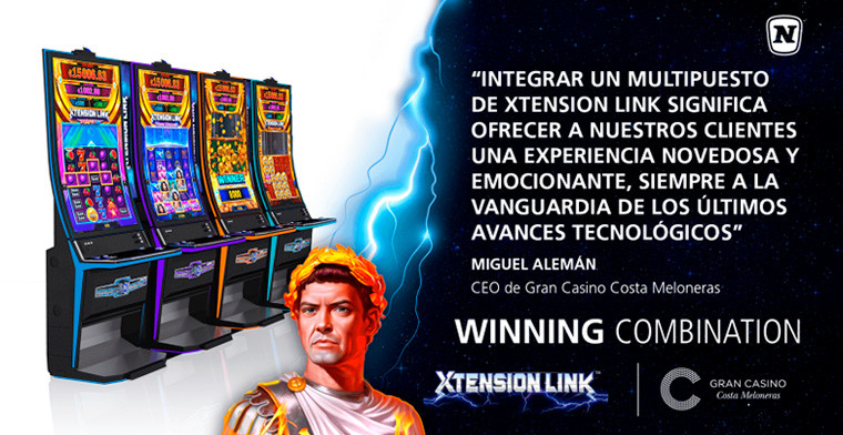 XTENSION LINK de Novomatic llega a Gran Casino Costa Meloneras