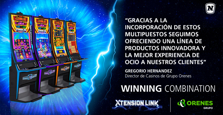 Grupo Orenes bets for Novomatic XTENSION LINK