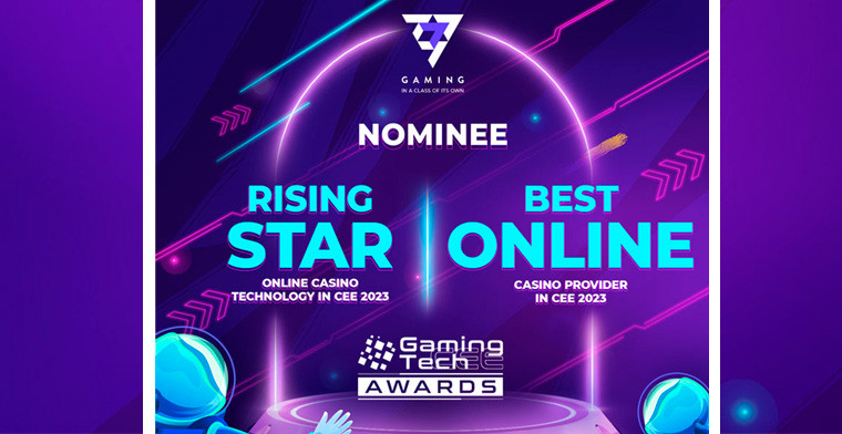 7777 gaming nominated in two categories of the GamingTech Awards 2023