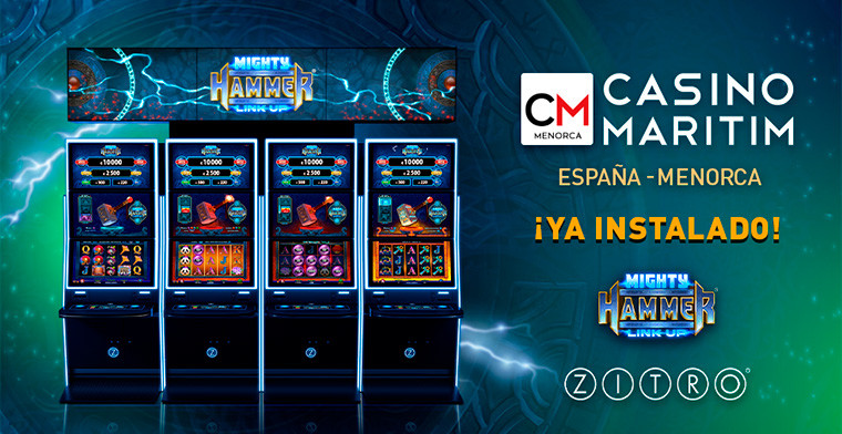 El casino Maritim de Menorca incluye Mighty Hammer de Zitro