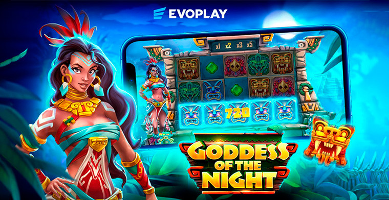 Ilumina la oscuridad azteca en el último lanzamiento de Evoplay, Goddess of the Night