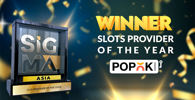 PopOK Gaming se lleva a casa el premio al Proveedor de Slots del Año en los SIGMA ASIA Awards 2023