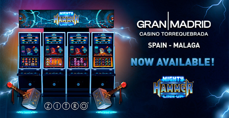 Zitro's Mighty Hammer, now installed at Gran Madrid Casino Torrequebrada