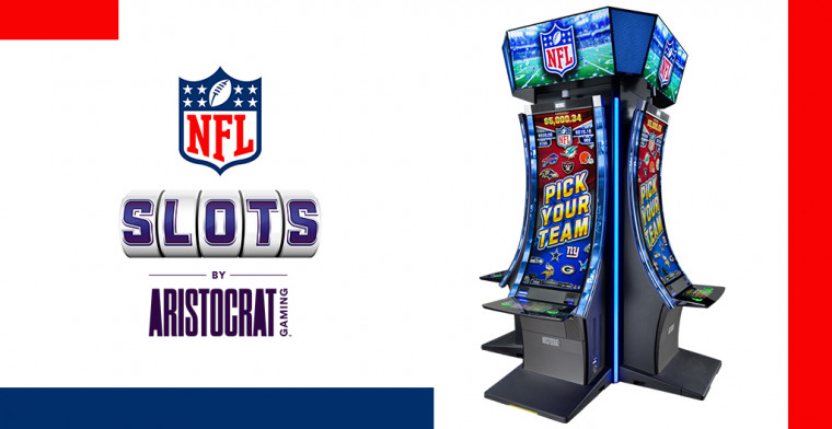 Aristocrat Gaming unveils first look at NFL-themed slot machines