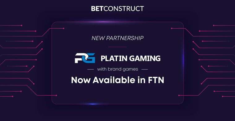 BetConstruct announces a partnership with Platin Gaming